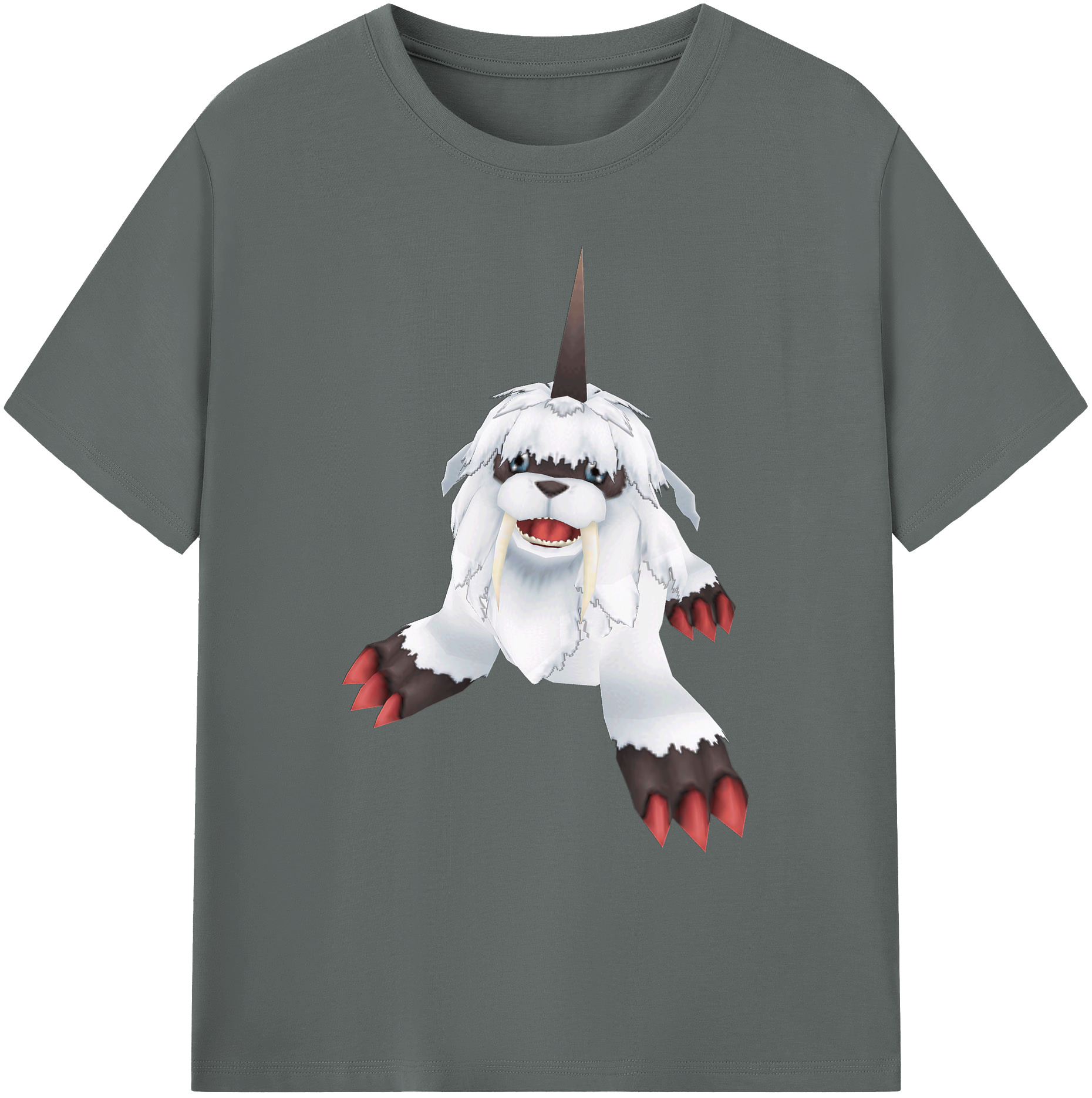 （画像用） Digimon デジタルモンスター/デジモン 綿100％ メンズ半袖Tシャツ｜肌触りやわらか＆通気性
